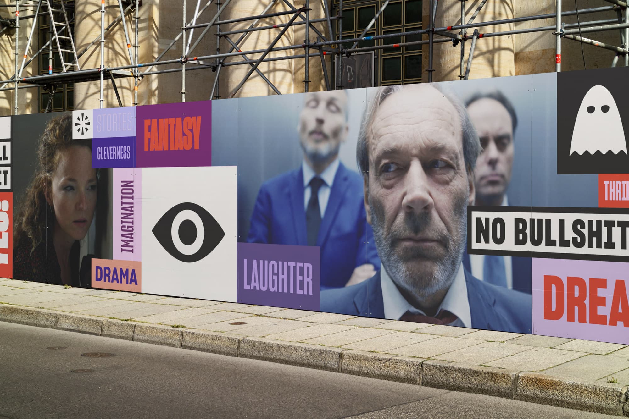 branding agency: No Bullshit billboard